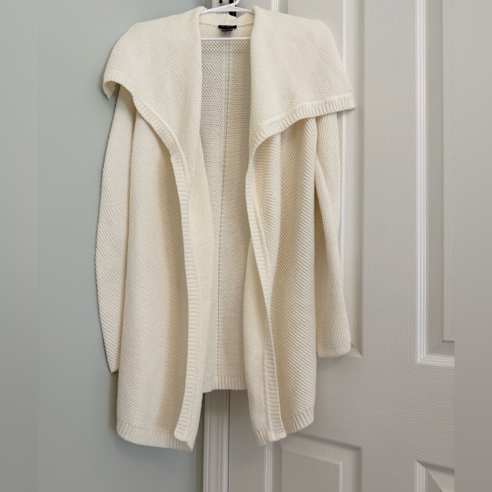 Ann Taylor Knit Long Open Drape Cardigan - size Large - Excellent Condition